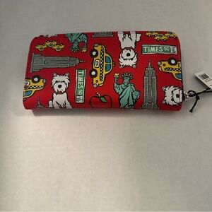 Red New York Themed Wallet Yorki Wallet